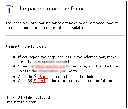 404 page